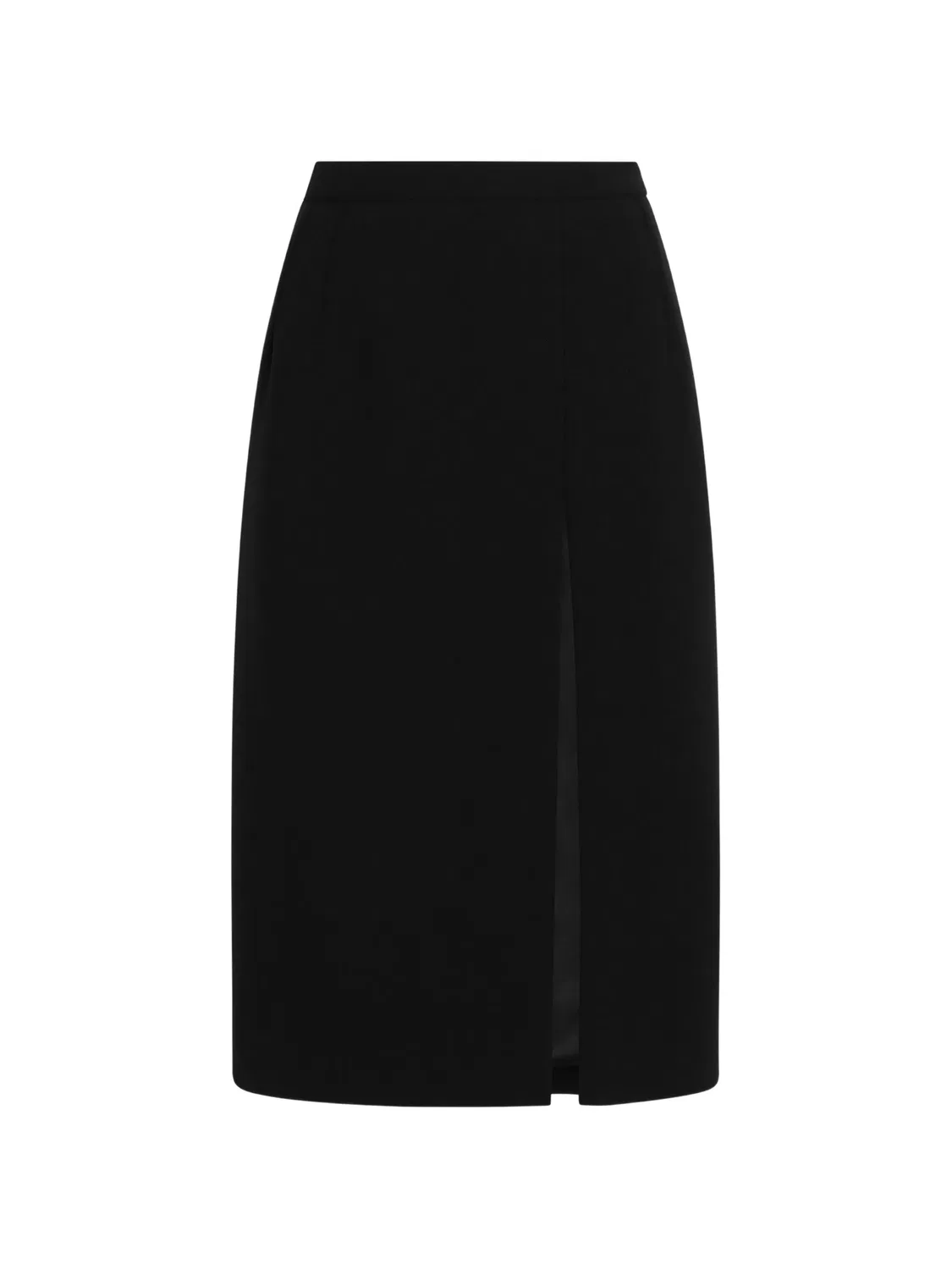 Шерстяная юбка Dolce & Gabbana, черный