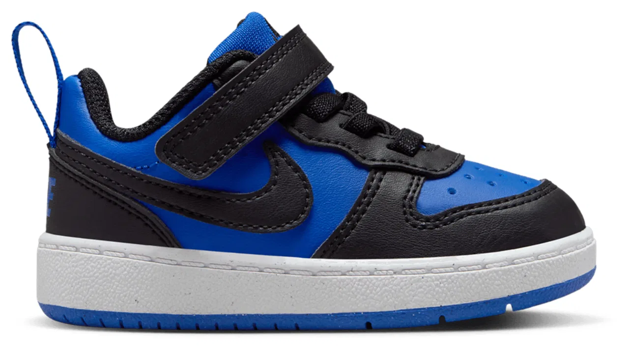 Кроссовки для мальчиков Court Borough Low Recraft Nike, цвет Game Royal/Black/White