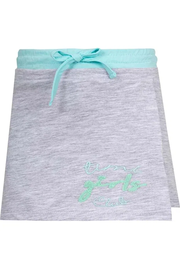 Детские шорты для девочек с двойным поясом Babexi, Gray