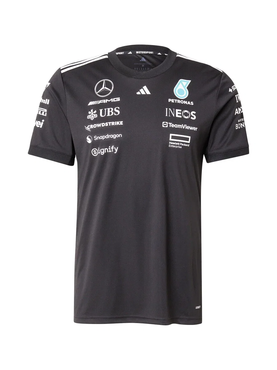 Спортивная футболка ADIDAS PERFORMANCE Performance Shirt 'Mercedes - AMG Petronas Formula One Team' черного цвета