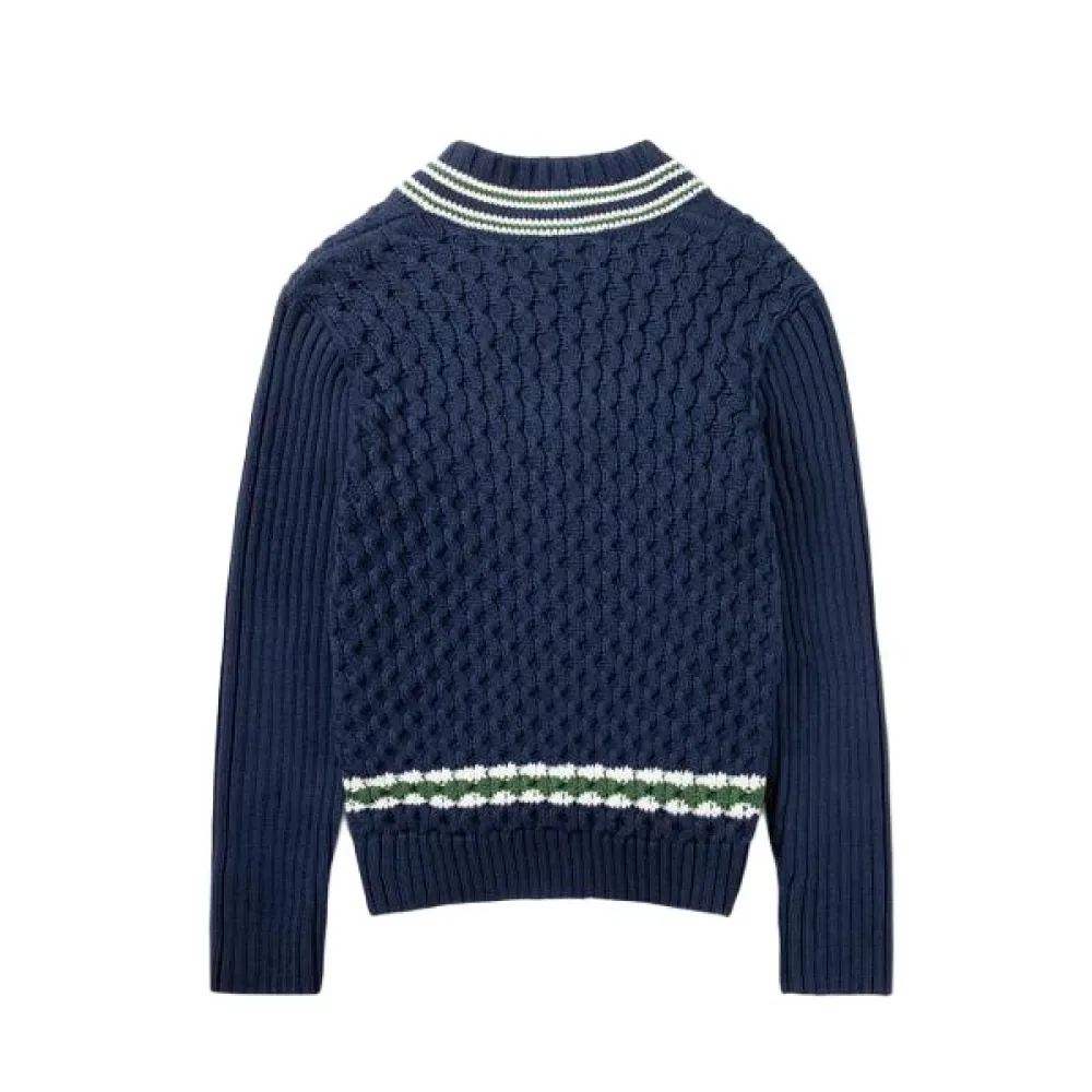 Свитшот Lacoste Kids, синий — фото 2
