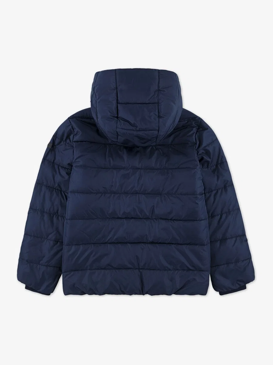Зимняя куртка Abercrombie & Fitch темно-синего цвета — фото 2