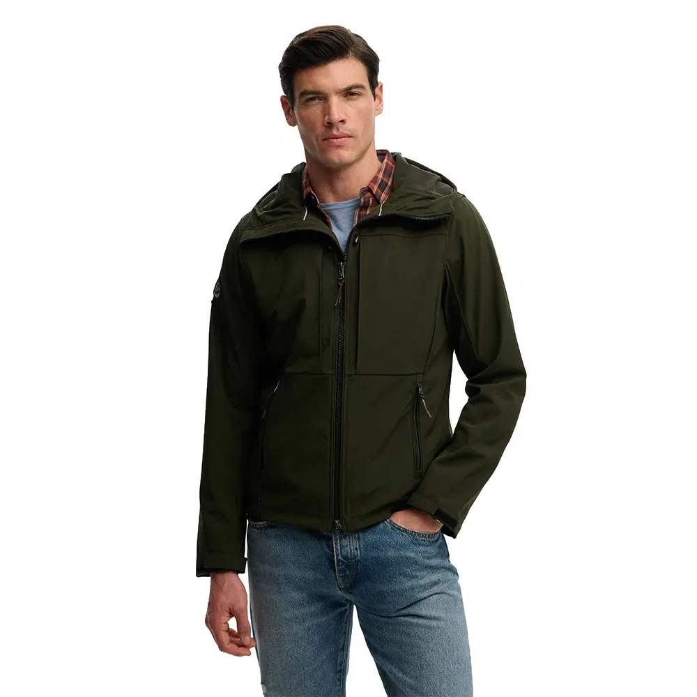 Куртка Softshell Trekker Superdry, зеленый — фото 3