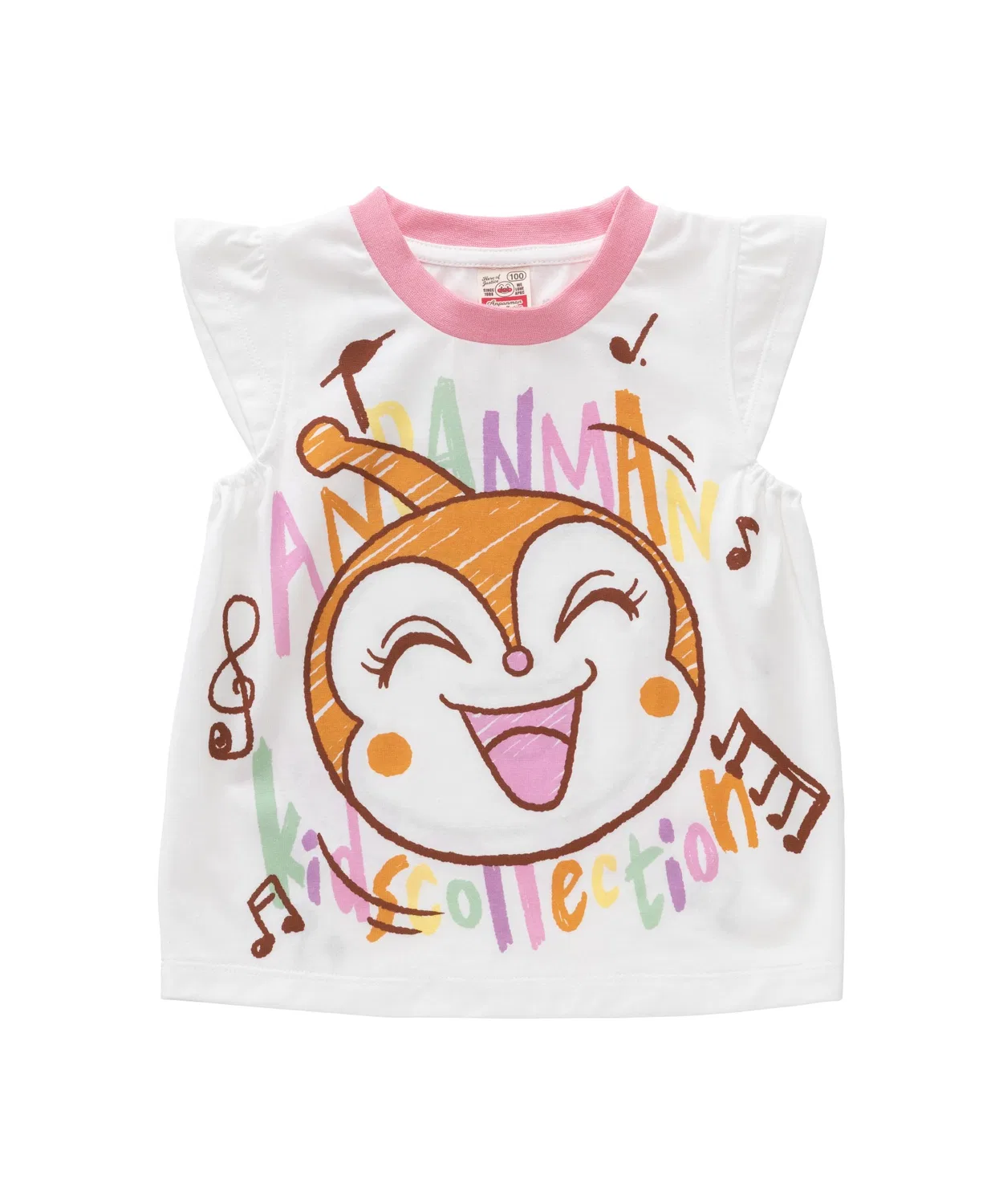 Детский топ без рукавов с принтом Докинян ANPANMAN KIDS COLLECTION, Off White — фото 3