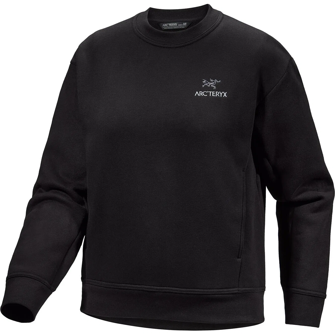 Женский свитшот с принтом Emblem Arcteryx, Black Sapphire — фото 4