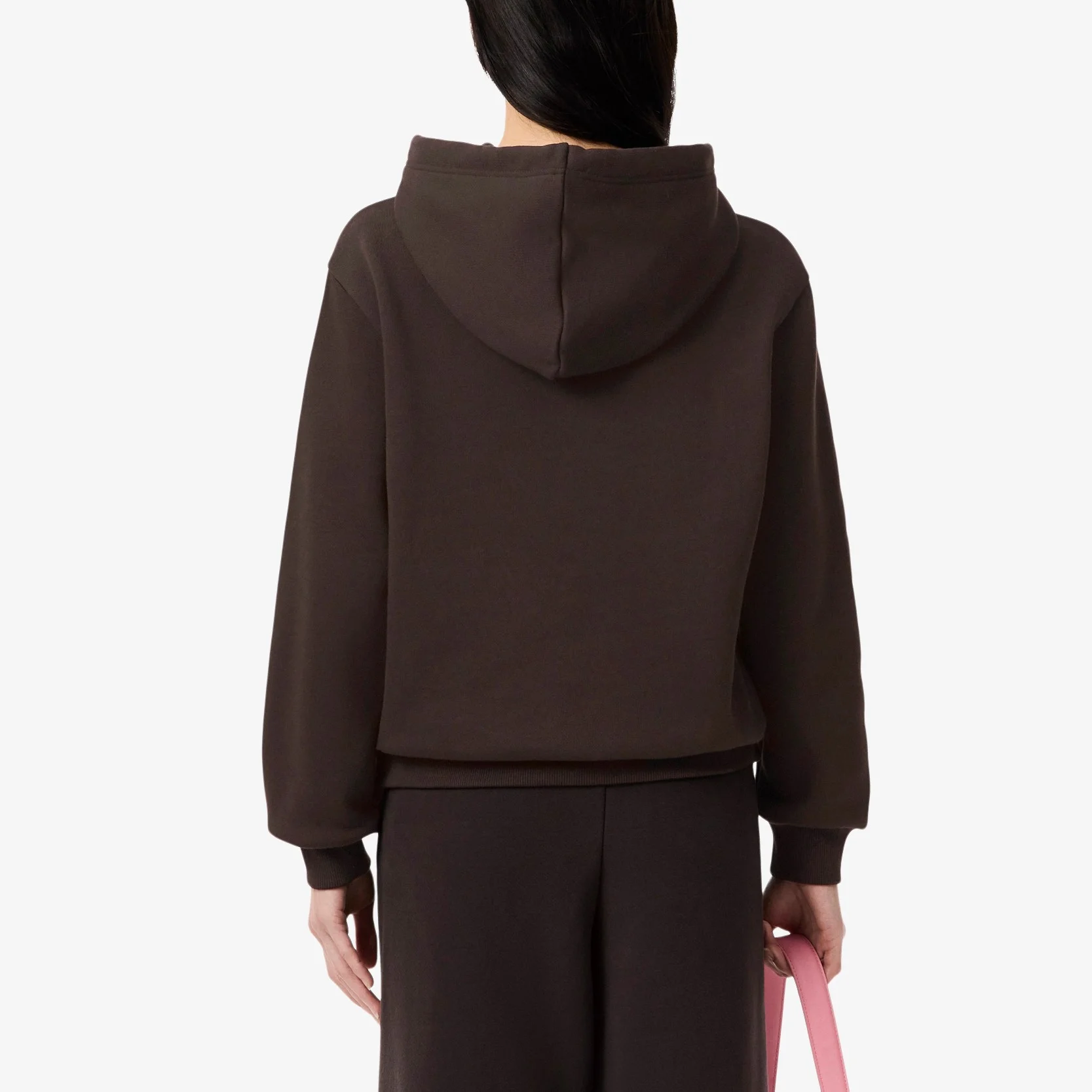 Толстовка LACOSTE FW25 женская, SKB/Dark Brown — фото 3
