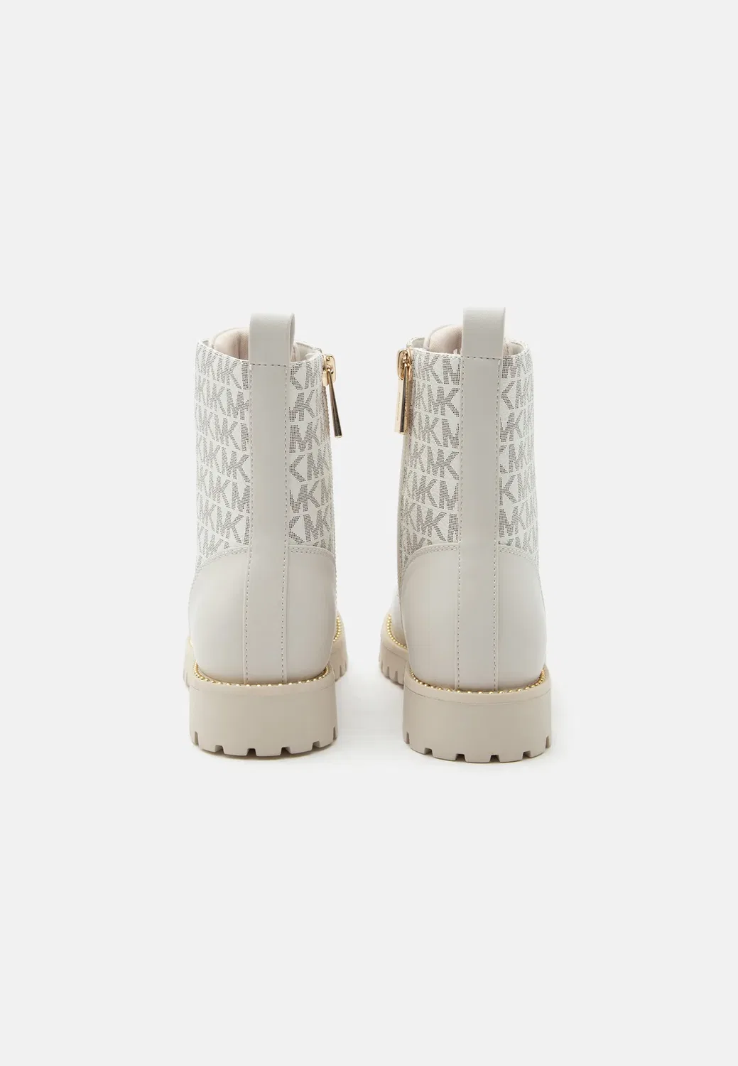 Детские и подростковые ботинки Kalina на шнуровке Michael Kors Kids, Vanilla/Mocha — фото 3