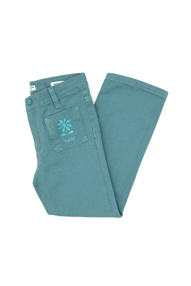 Детские брюки для девочек хлопковые U.S. Polo Assn., Dark Mint