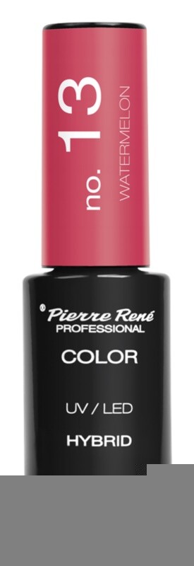 

Гель-лак с УФ/светодиодной лампой Pierre René Nails Hybrid, оттенок No. 13 Watermelon 6 мл
