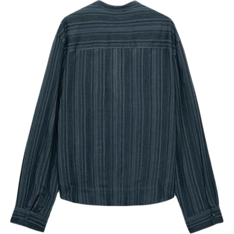 Женская рубашка с V-образным вырезом Indigo ZARA, Indigo — фото 3