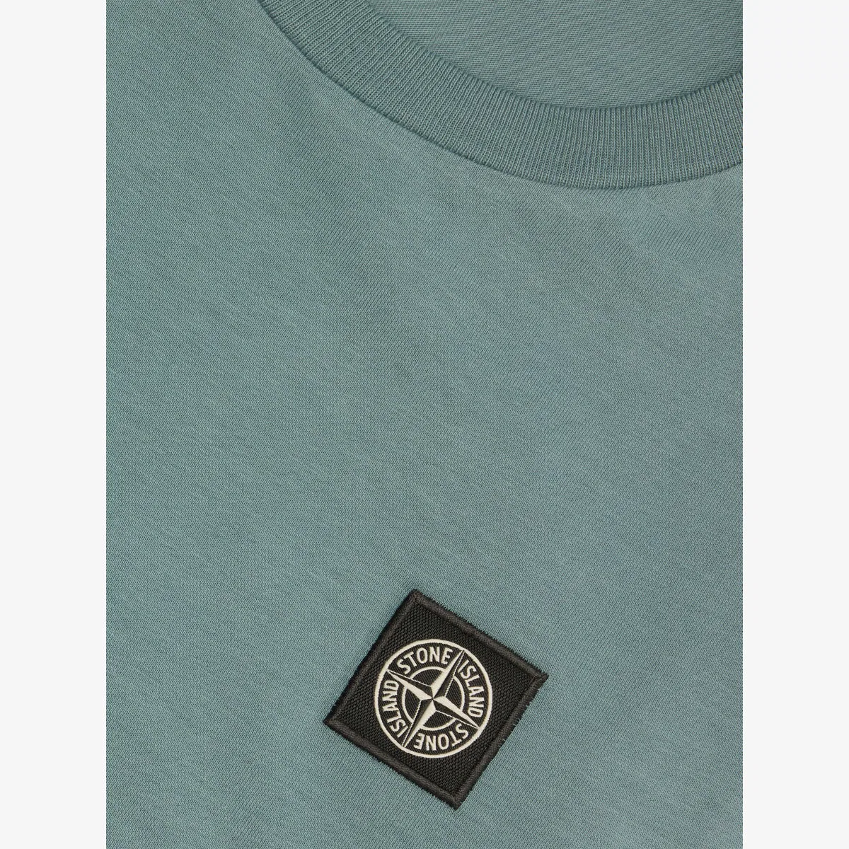 Хлопковая футболка с фирменным логотипом, размер 2-14 лет Stone Island, синий — фото 2