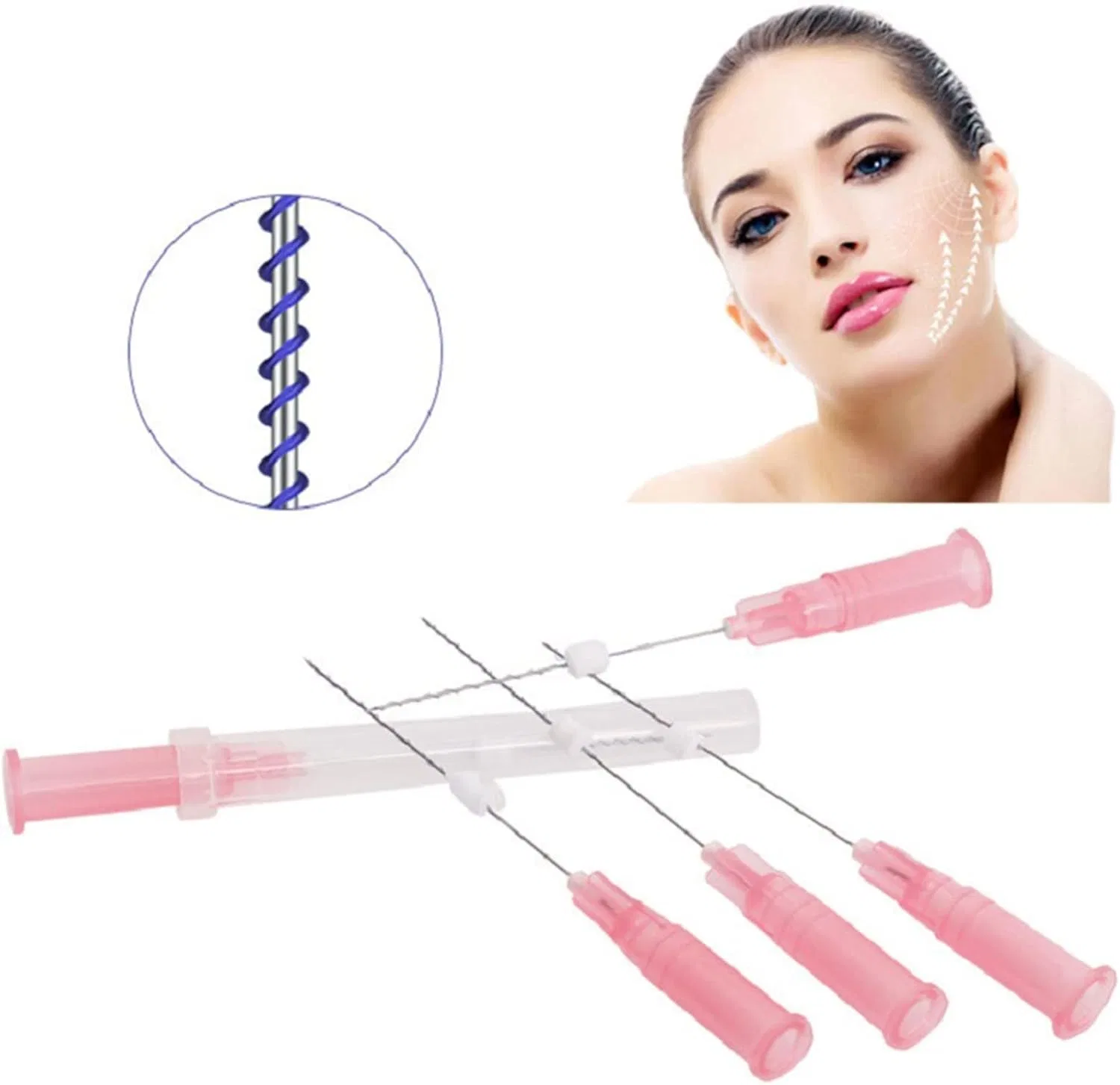 PDO Thread Lift Mono Screw DFANCE, 100 шт, 26G*60mm — фото 2