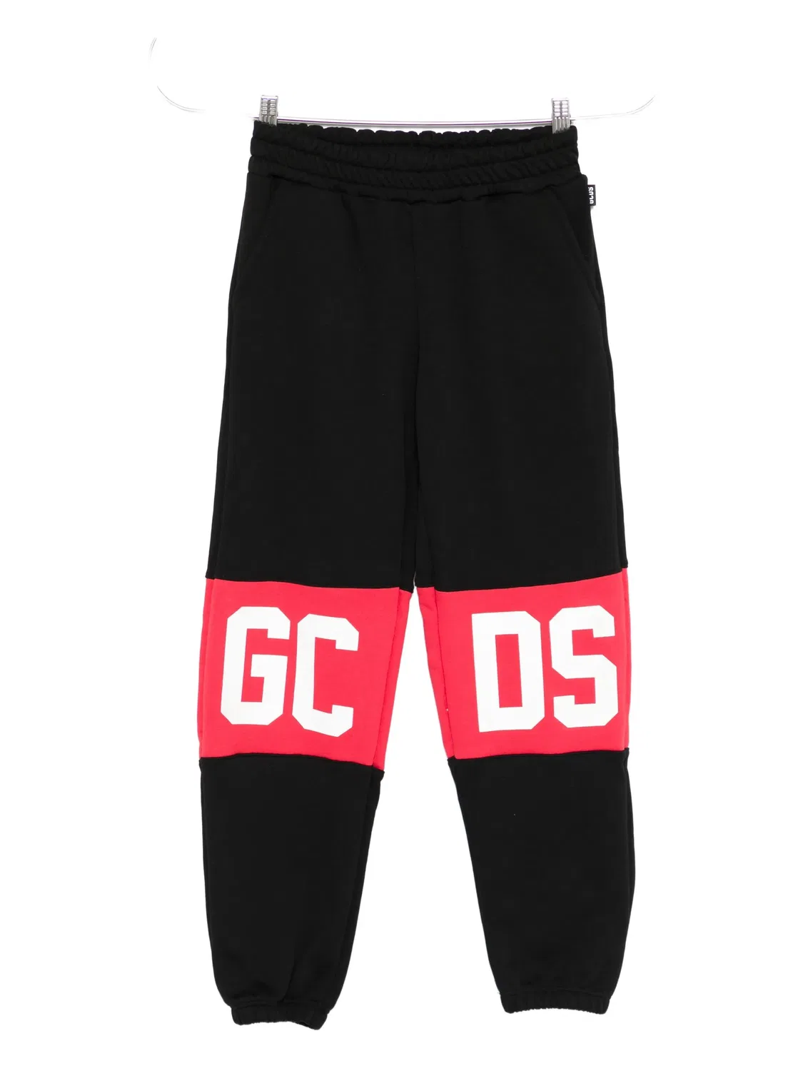 Брюки с лого и цветными панелями GCDS, черный