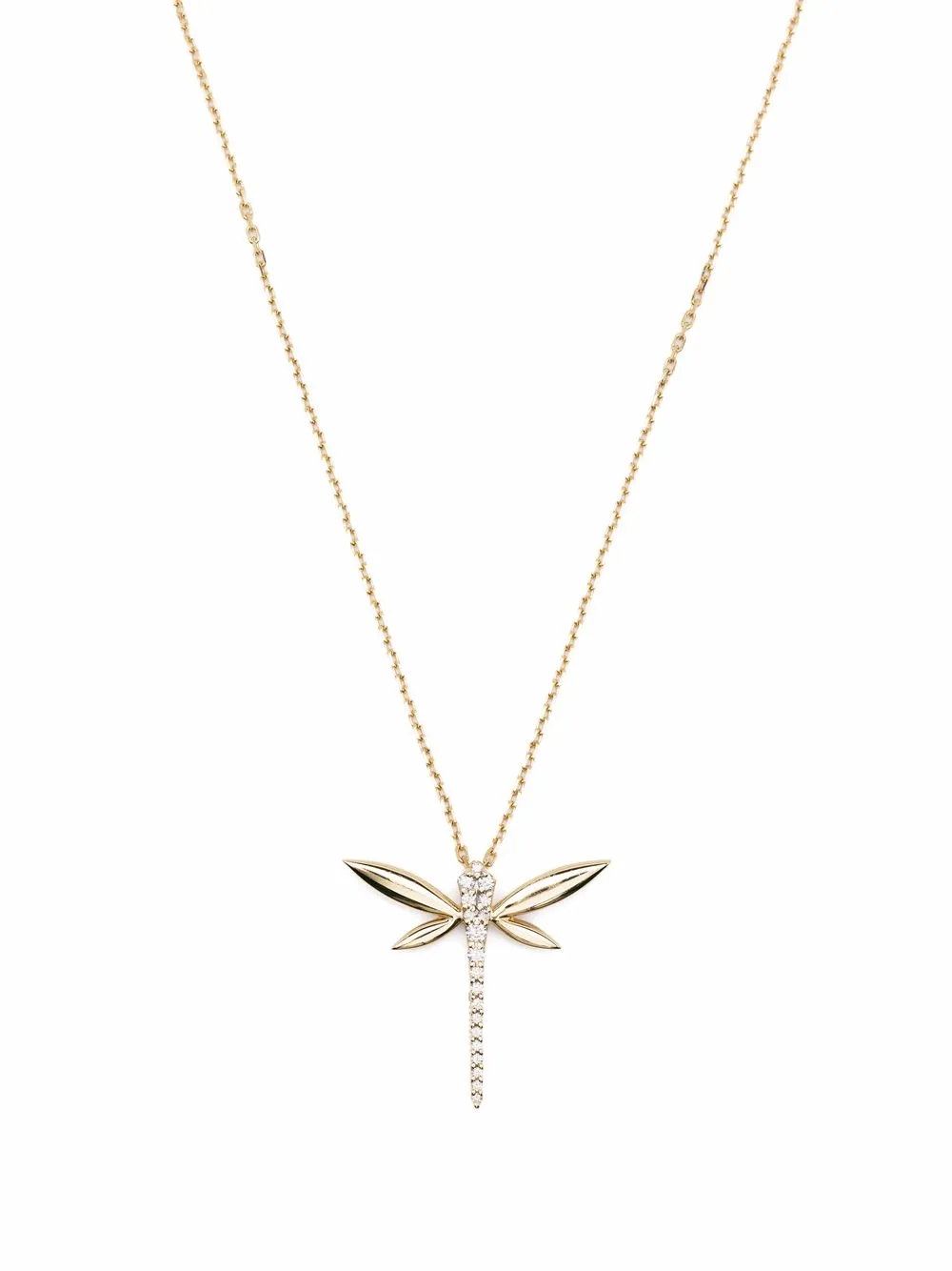 

Колье Dragonfly из желтого золота с бриллиантами Anapsara, золотой