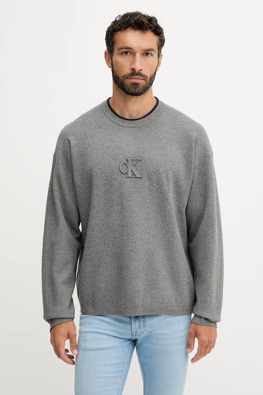

Свитер Calvin Klein Jeans, серый