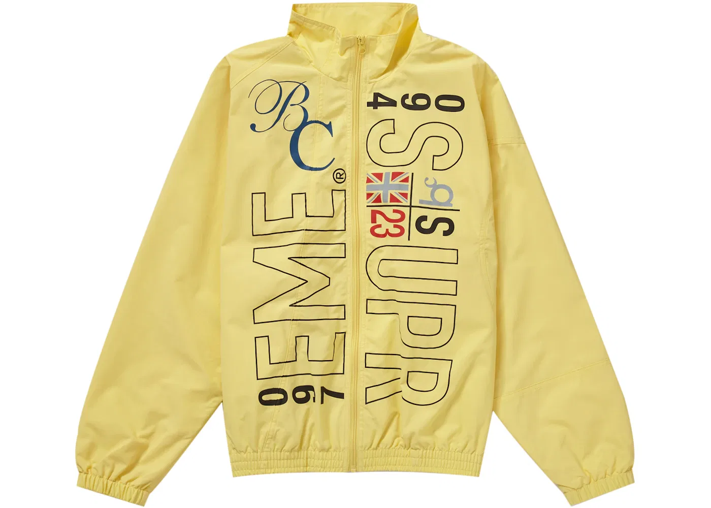 Мужская ветровка Supreme Bernadette Corporation Track Jacket, Pale Yellow