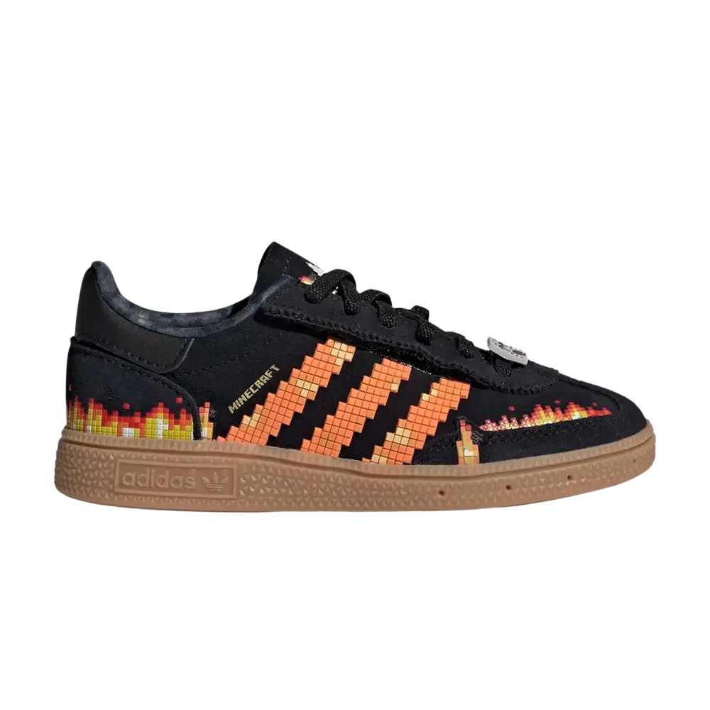 Кроссовки Minecraft x Adidas Handball Spezial Little Kid, черный