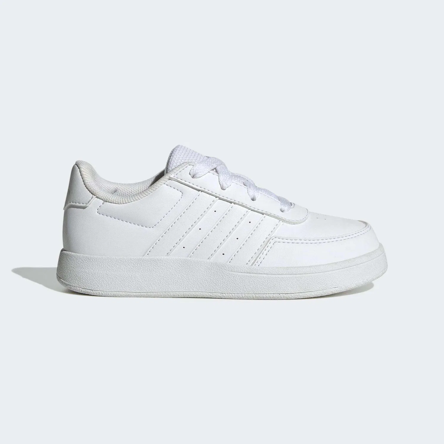Детские кроссовки с шнуровкой Breaknet Lifestyle Court Lace Adidas, Weiss Grau — фото 2