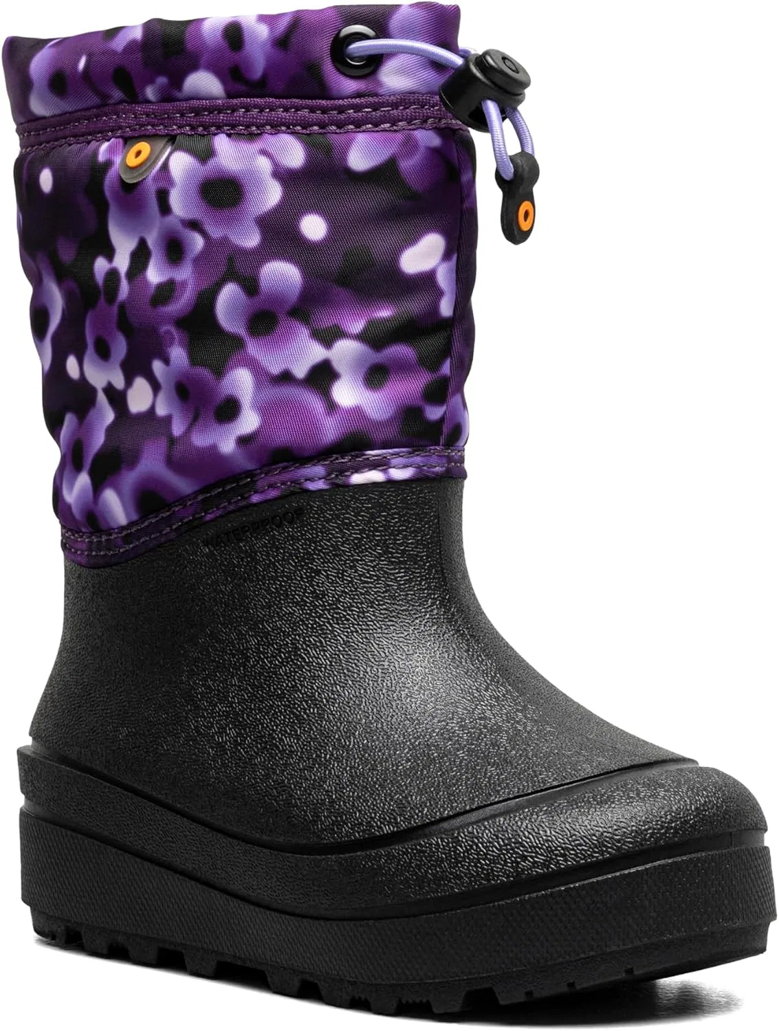 Детские зимние ботинки с принтом Snow Shell Boots BOGS, Black Multi — фото 3