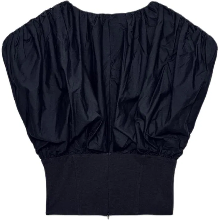 Женская футболка с круглым вырезом Sea Blue ZARA, Sea Blue — фото 3