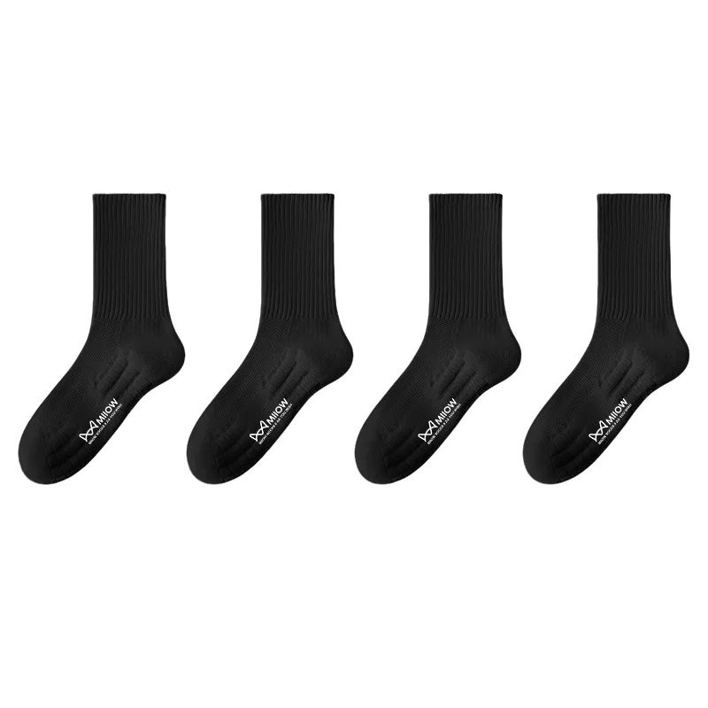 Детские носки-гольфы с махровой подошвой, комплект из 4 пар, Sports-Terry Sole, MIIOW