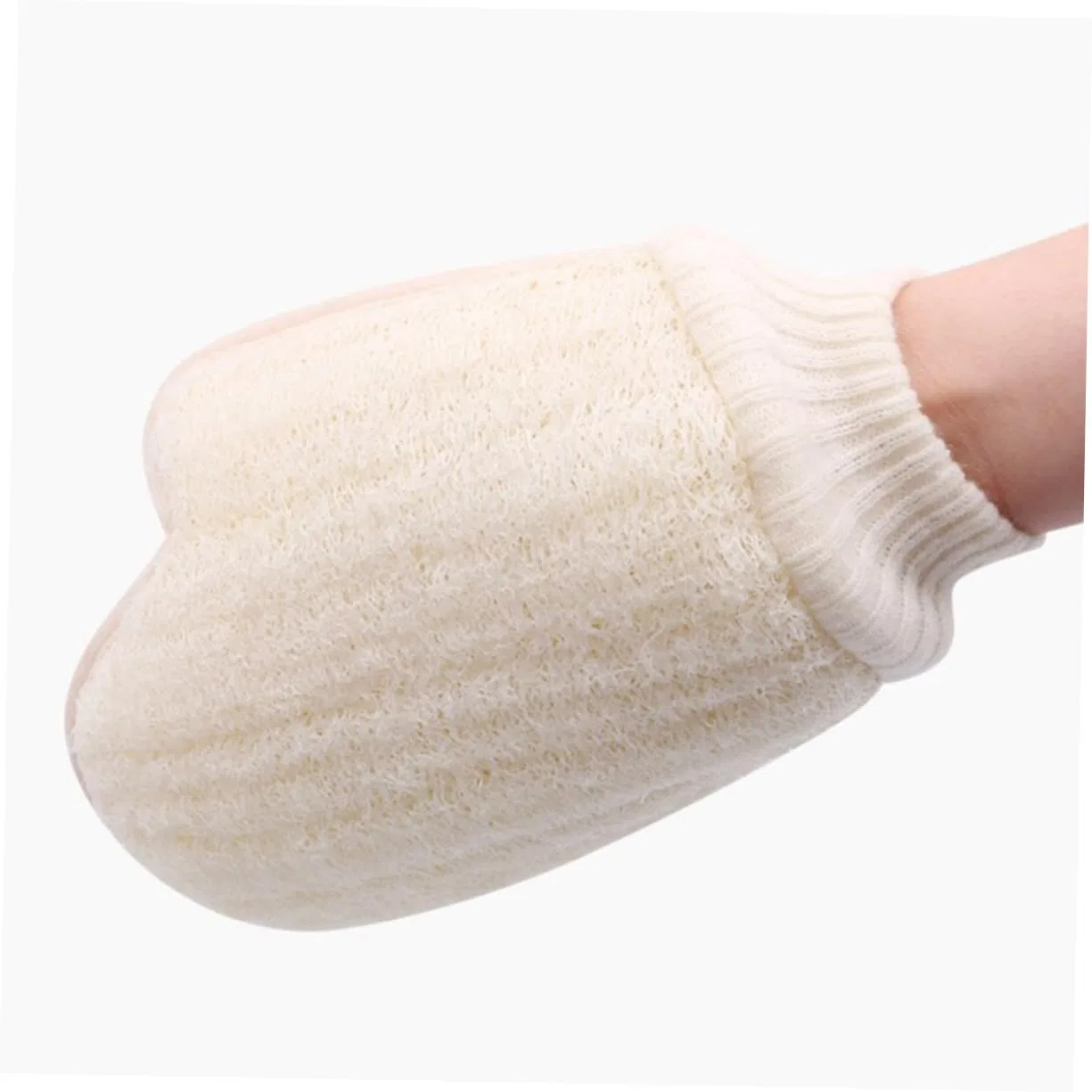 Эксфолиирующая перчатка для душа PAMINGONO, 40 г, White — фото 2