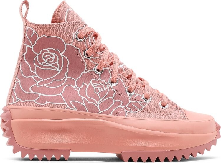 

Кроссовки Converse Natasha Cloud x Wmns Run Star Hike Inspired Floral - Pink Quartz, розовый