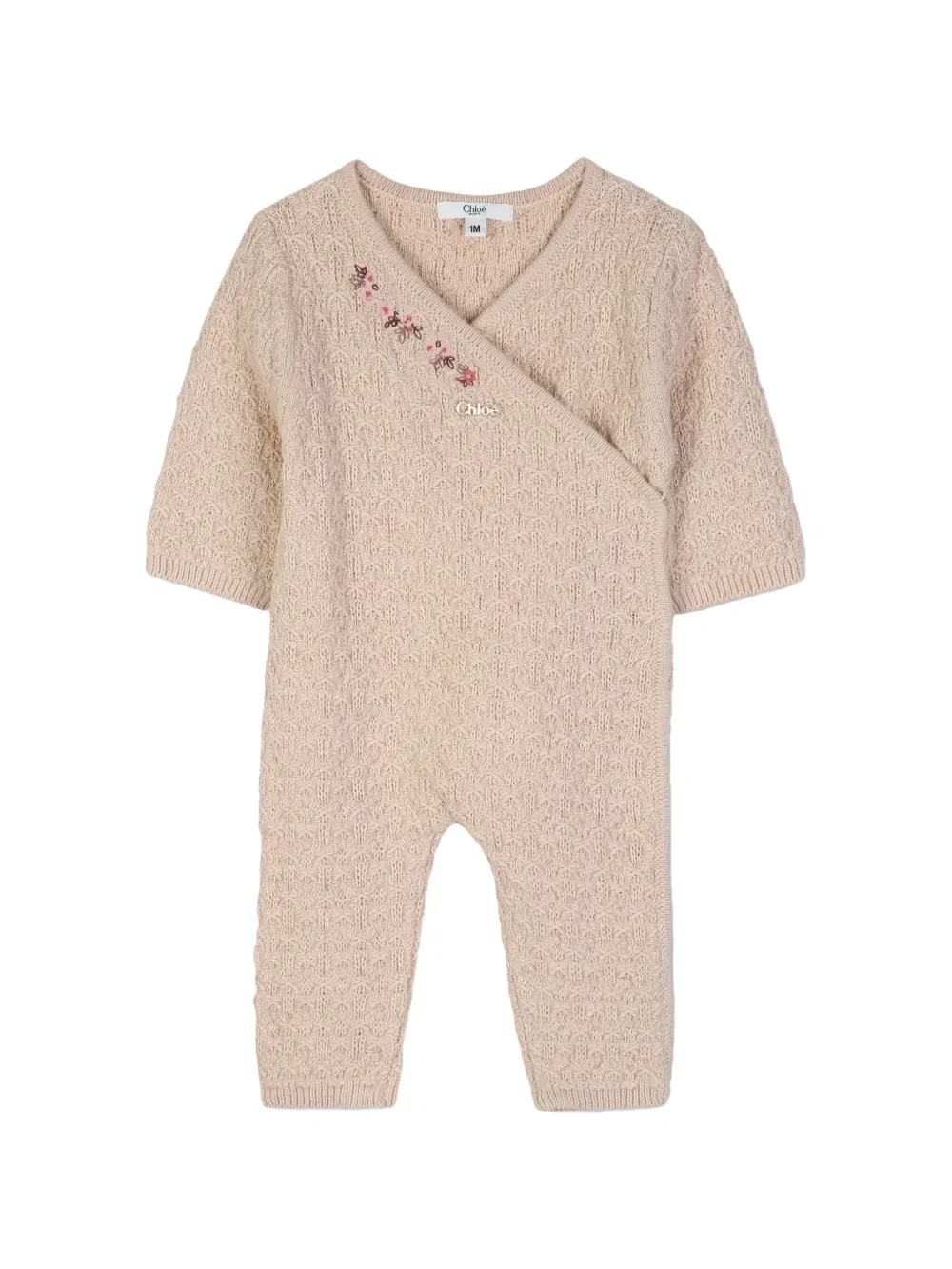 Комплект для новорожденного с вышивкой Chloe Kids, бежевый