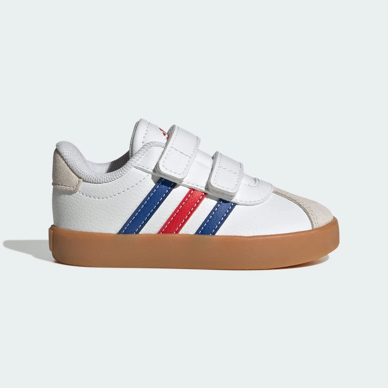 Детские кроссовки с липучками VL Court 3.0 Kids Adidas, Weiss
