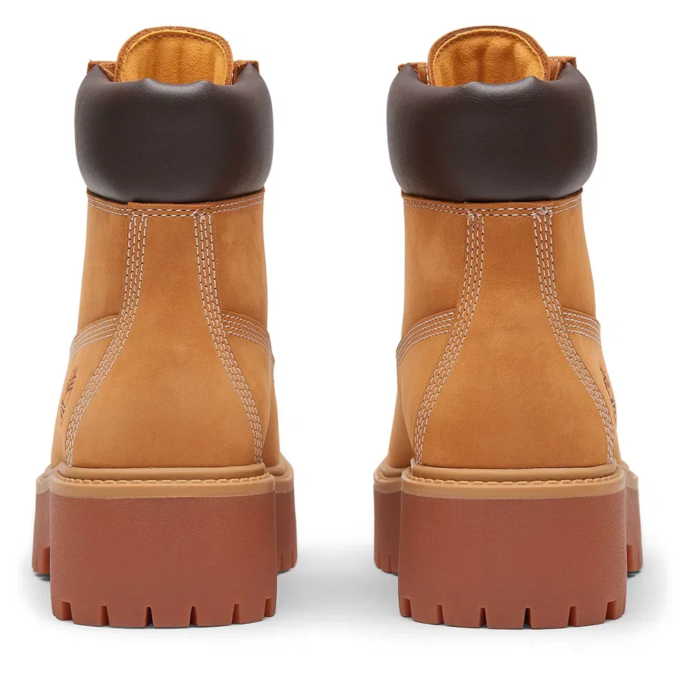 Детские ботинки для девочек с шнуровкой Timberland, Brown — фото 4