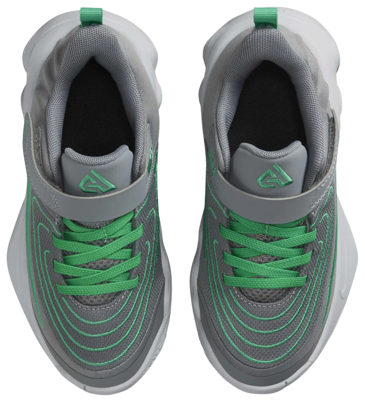Детские кроссовки Giannis Immortality 4 Nike, цвет Dark Smoke/Stadium Green/Wolf Grey — фото 4