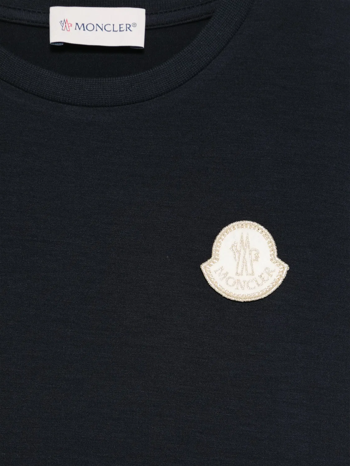 Moncler Футболка для мальчиков синего цвета — фото 3