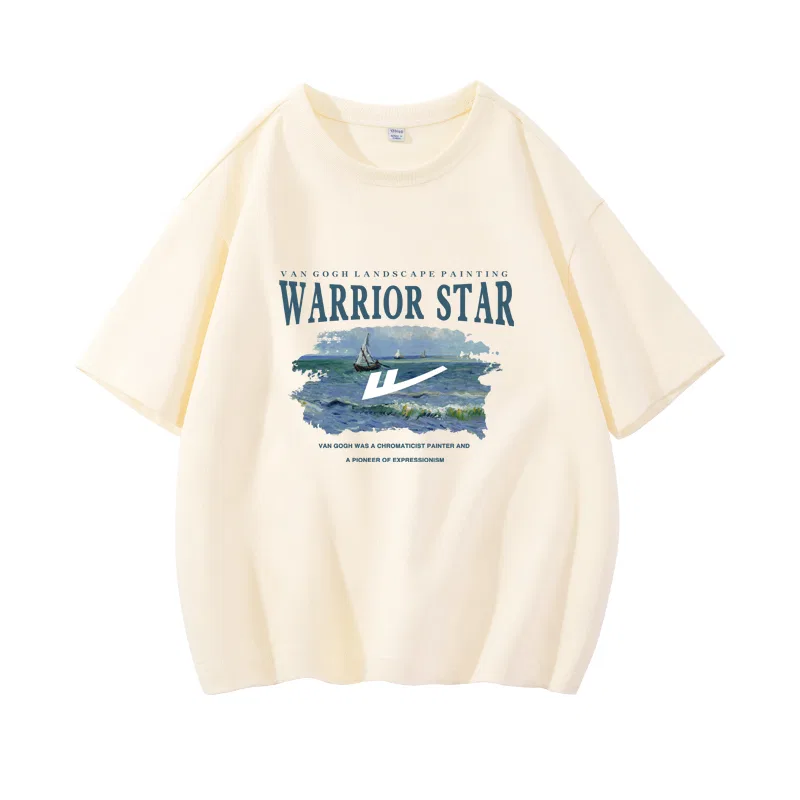 Детская футболка с круглым вырезом Apricot/H Sailboat WARRIOR