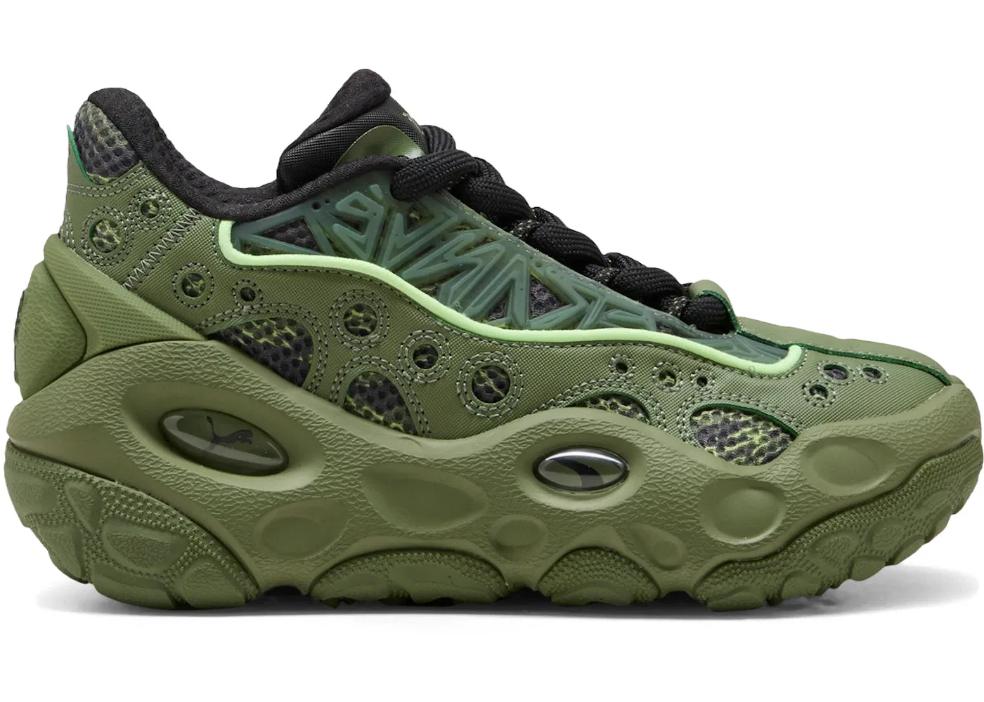 Детские кроссовки Lifestyle Puma LaMelo Ball LaFrancé RNR, Avocado Green/Fizzy Light