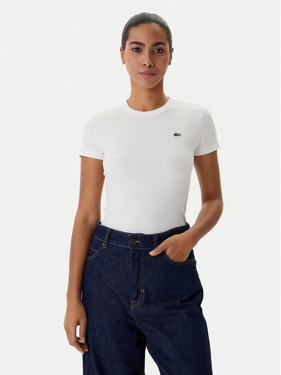 Футболка Lacoste Regular Fit, Белая