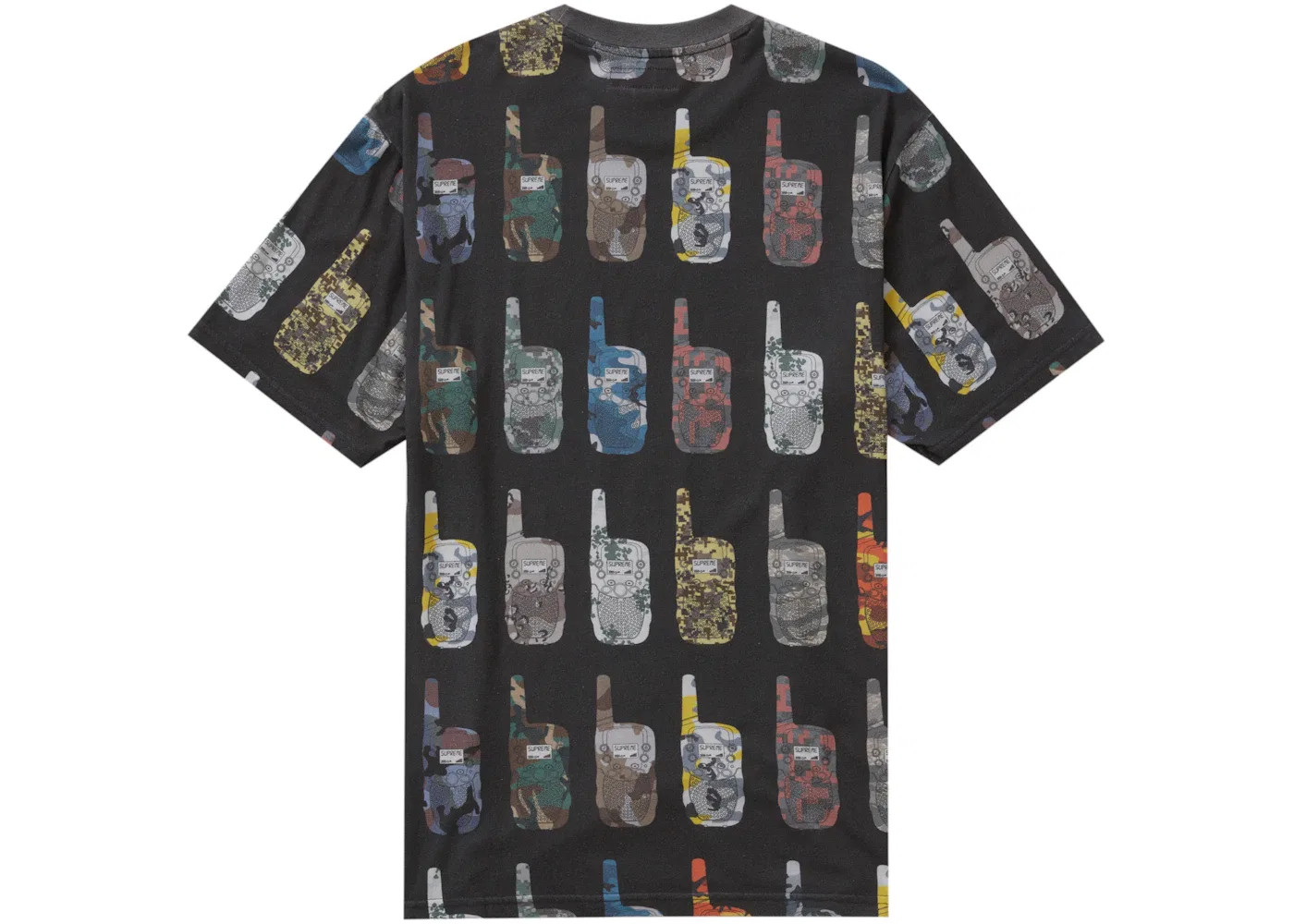 Мужская футболка Supreme Walkie Talkie S/S Top, Black — фото 2
