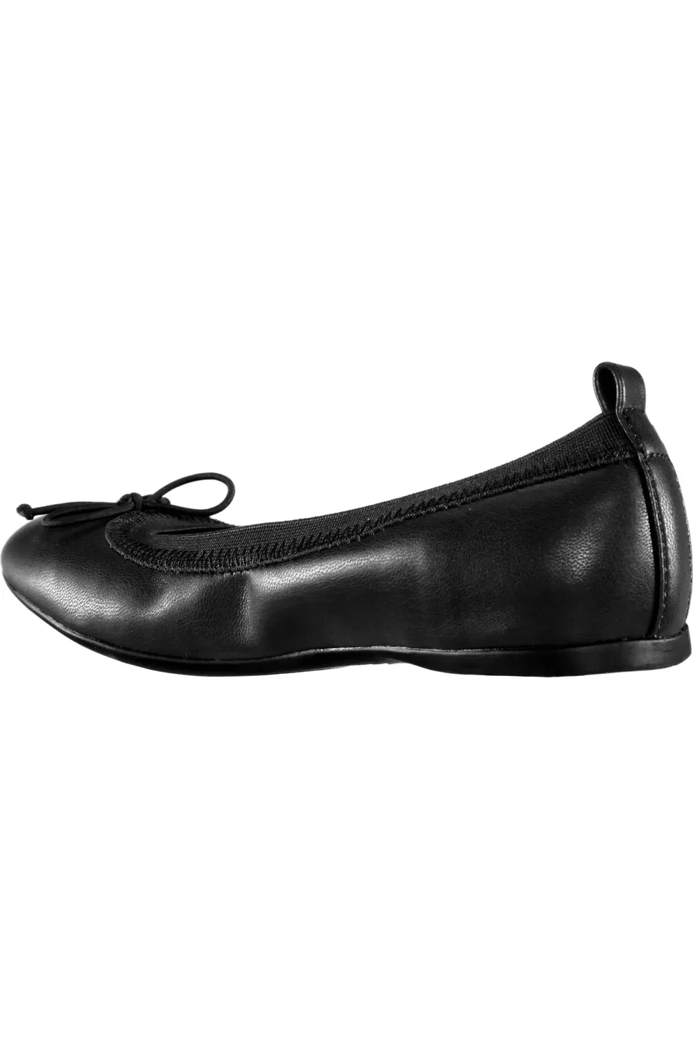 Балетки детские с резинкой Esther Nina, Black Smooth — фото 2