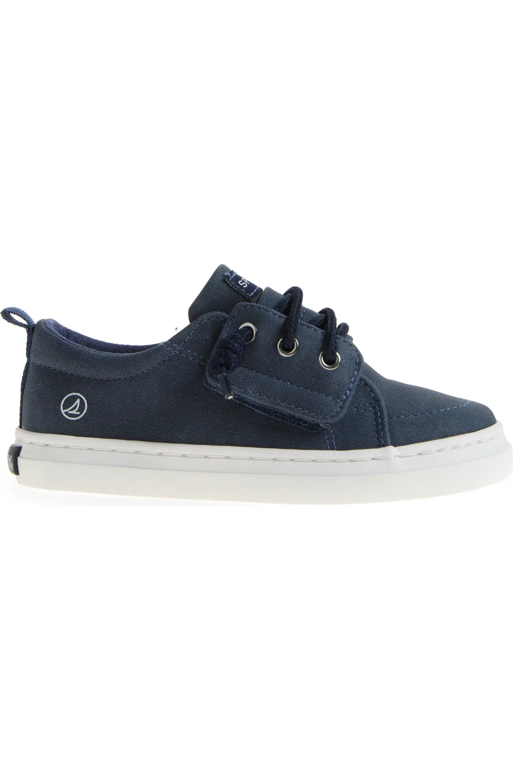 Детские кеды на широкой подошве Canvas Sneaker Sperry, темно синий — фото 3