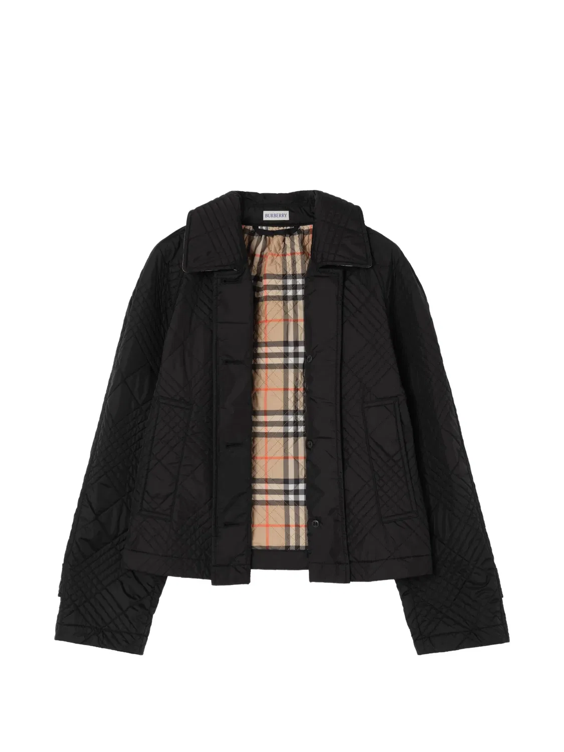 Стеганая куртка Tiffield Burberry, черный — фото 2