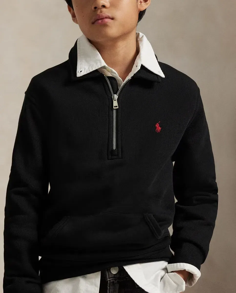 Детская худи для мальчиков хлопковая Polo Ralph Lauren, Negro — фото 3