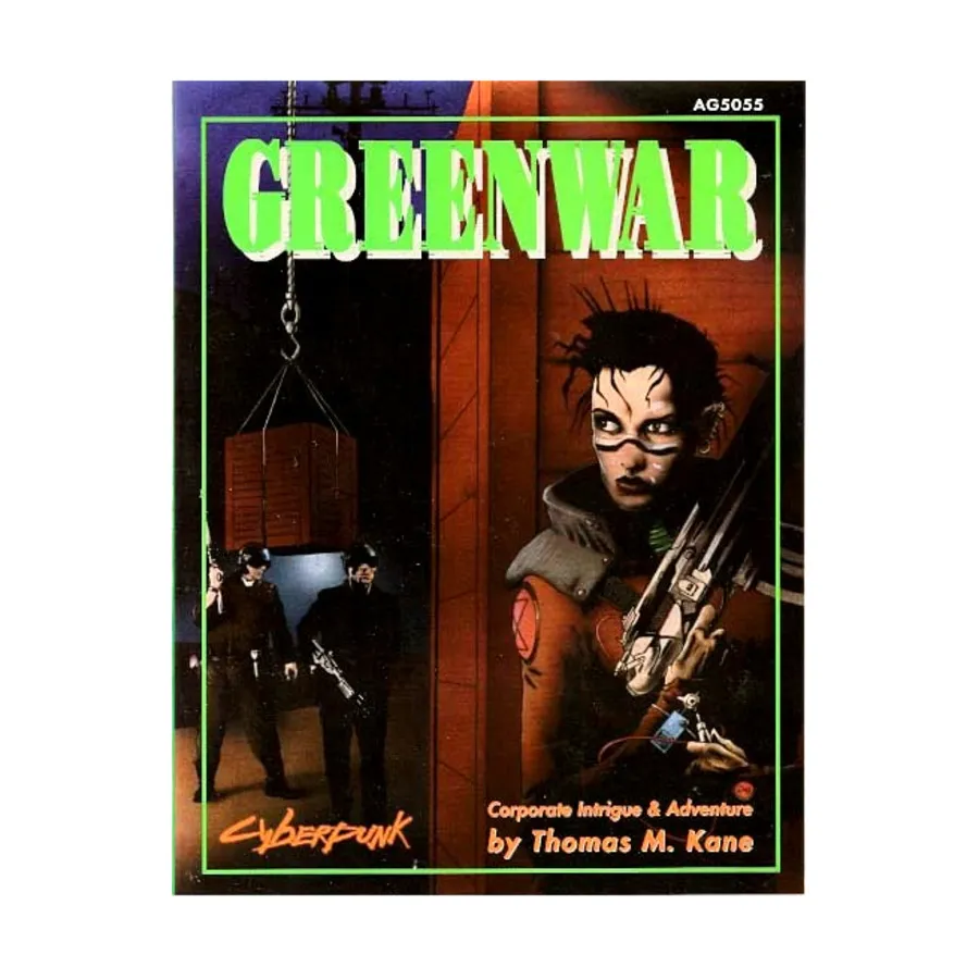 

Greenwar, Cyberpunk (Atlas Games), мягкая обложка