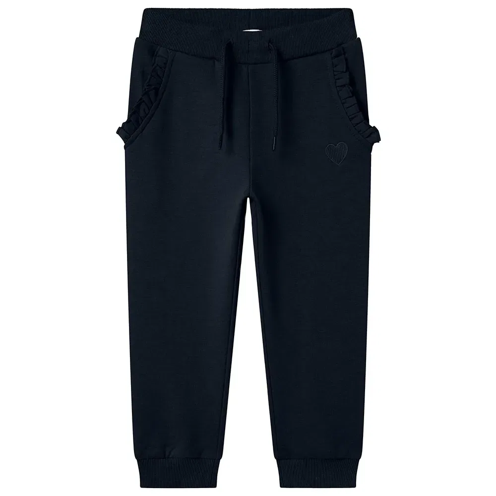 Детские спортивные штаны для девочек с вышивкой Vima Name it, Blue