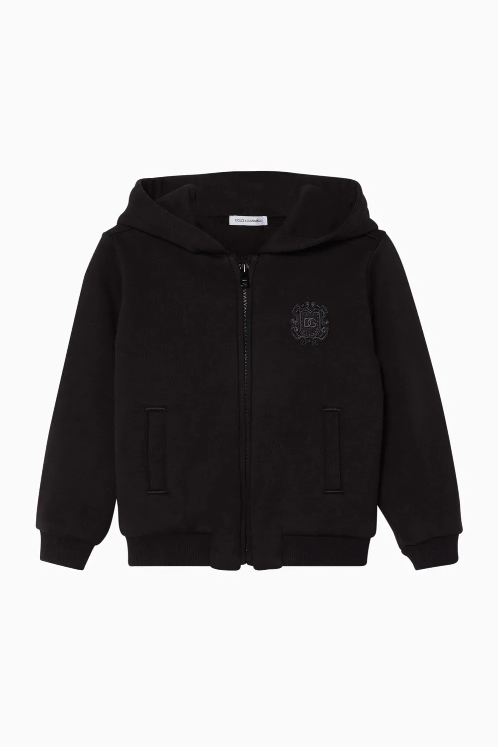 Худи на молнии из джерси Dolce & Gabbana