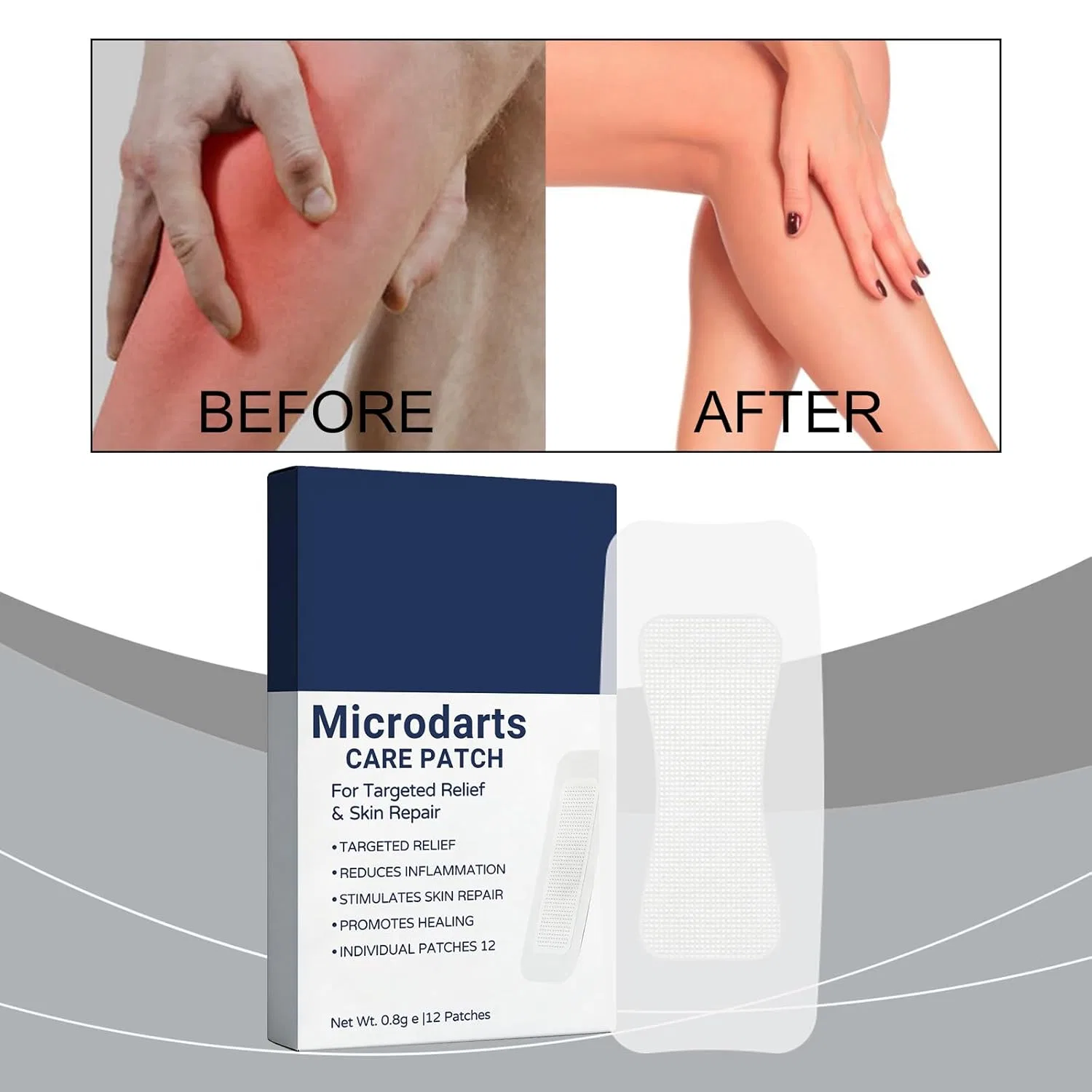 Патчи для ног VeinTarget Microdarts Patch, 36 шт, 3 шт в упаковке Generisch — фото 2