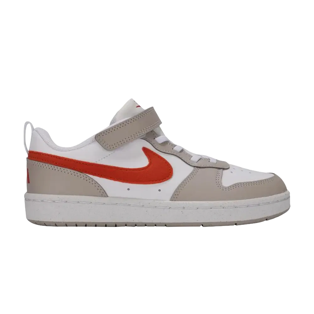Кроссовки низкие Nike Court Borough, White Umber Brown