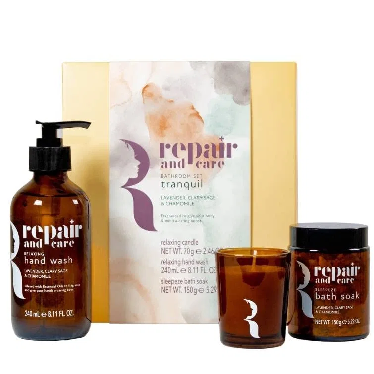 Набор для ванны Repair and Care THE SOMERSET TOILETRY COMPANY LIMITED, 70г+150г+240мл