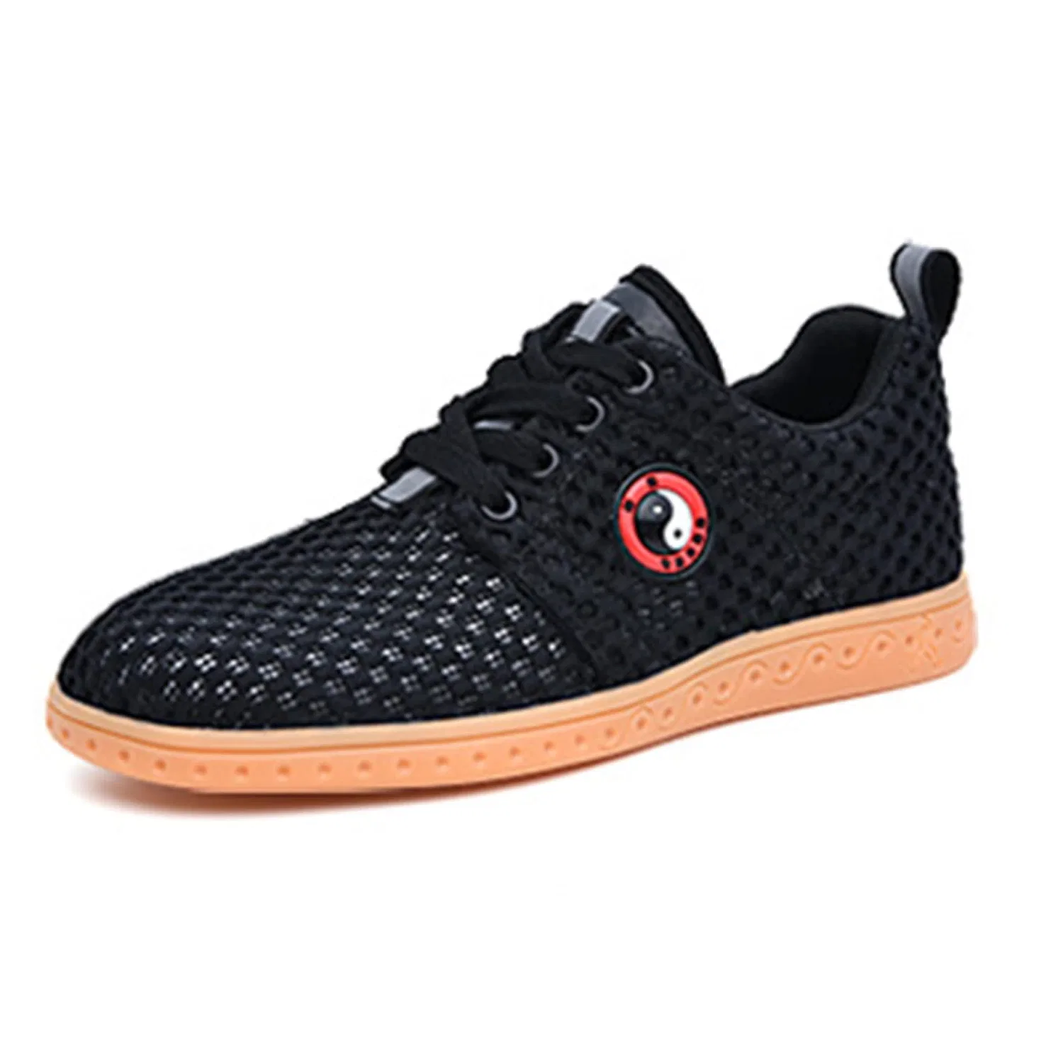 Детские кроссовки с принтом Tai Chi Traspiranti LIURUI, Black-39