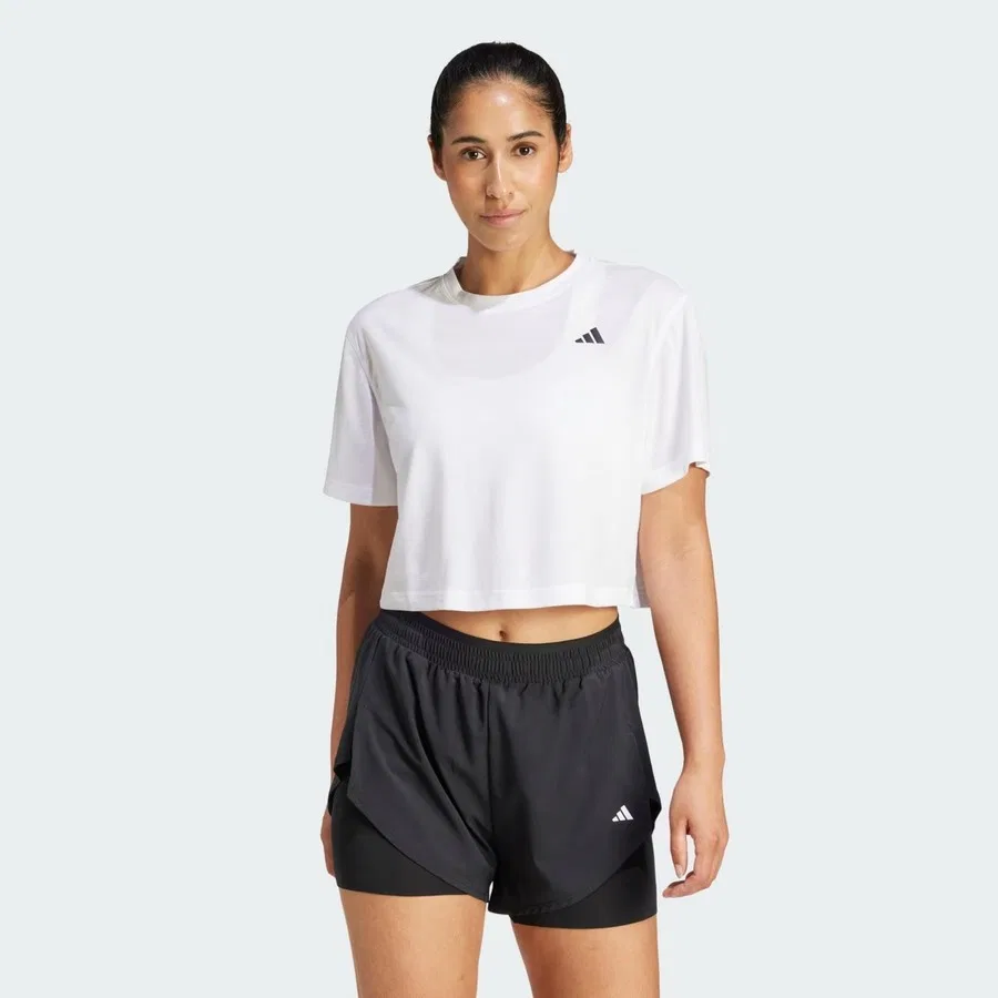 Футболка женская с коротким рукавом оверсайз Train Essentials Boxy adidas, Белый