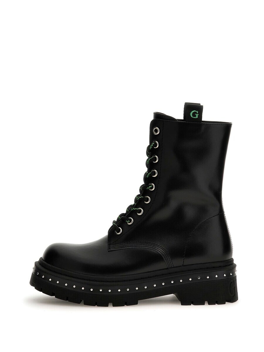 

Ботинки GUESS Lace-Up Boots, черный