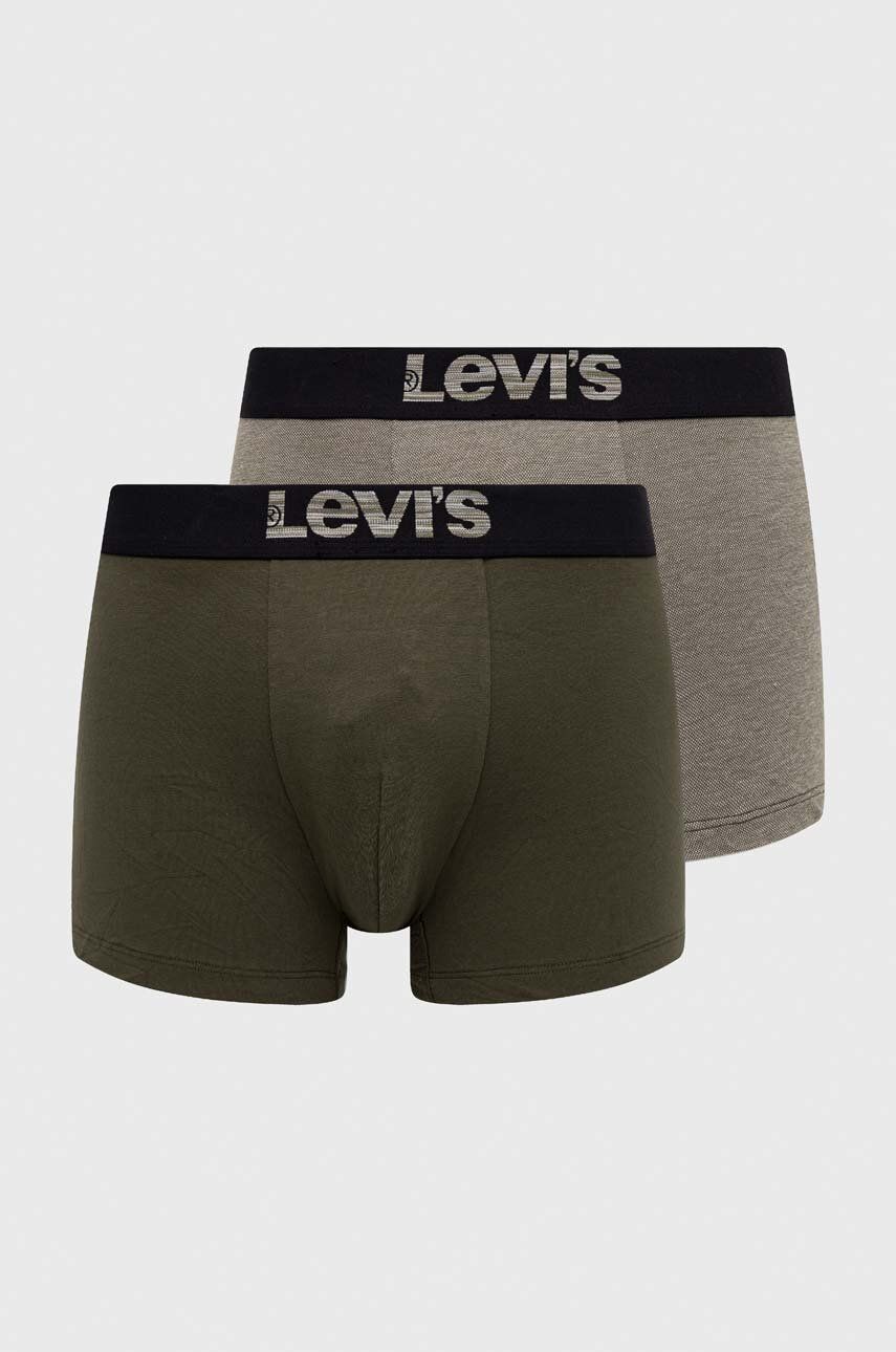 

2 упаковки боксеров Levi's, зеленый